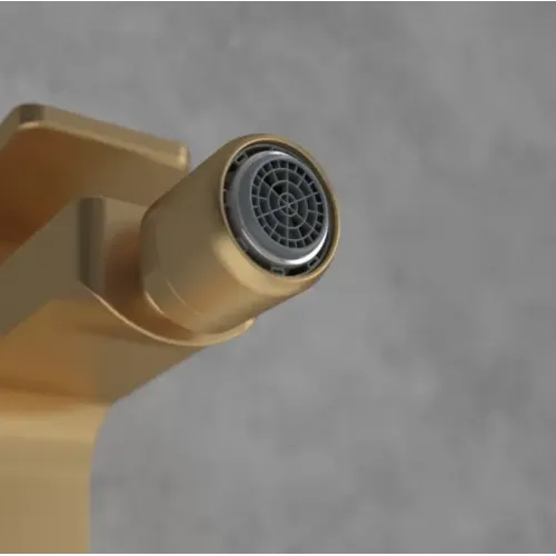 Смеситель Villeroy & Boch Architectura Square TVB12500100076 для биде, золото сатинированное TVB12500100076