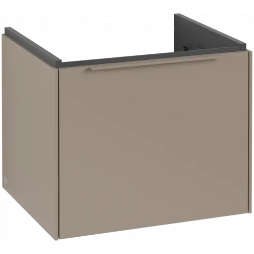 Villeroy & Boch Subway 3.0 Тумба под раковину, с подсветкой, 1 выдвижной ящик, 523 x 429 x 448 mm, Taupe C579L2VM