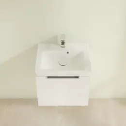 Villeroy & Boch Subway 2.0 Тумба под раковину, 1 выдвижной ящик, 485 x 420 x 379 mm, Glossy White A68500DH