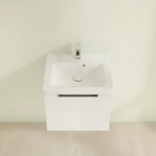 Villeroy & Boch Subway 2.0 Тумба под раковину, 1 выдвижной ящик, 485 x 420 x 379 mm, Glossy White A68500DH