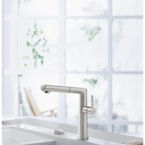 Villeroy & Boch Sorano Sky Shower Однорычажный смеситель для мойки Однорычажный смеситель для мойки, выкл Нержавеющая сталь, Сплошная нержавеющая сталь 926900LC