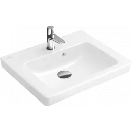 Villeroy & Boch Subway 2.0 Раковина компактная, 450 x 370 x 155 mm, Альпийский белый, с переливом 7315F501