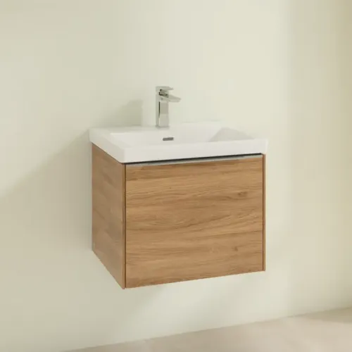 Villeroy & Boch Subway 3.0 Тумба под раковину, 1 выдвижной ящик, 523 x 429 x 448 mm, Oak Kansas C57900RH