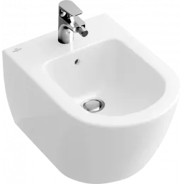 Villeroy & Boch Subway 2.0 Биде, настенный, 375 x 565 mm, Альпийский белый CeramicPlus 540000R1