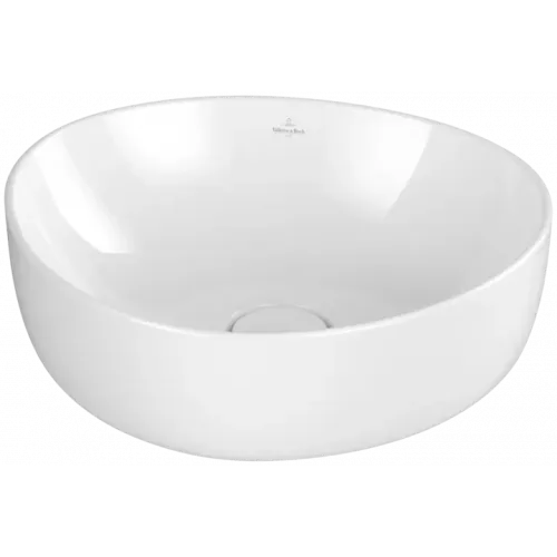 Villeroy & Boch Antao Раковина для установки на столешницу, 400 x 395 x 146 mm, Альпийский белый CeramicPlus, без перелива 4A7240R1