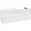 Villeroy & Boch Collaro Тумба под раковину, с подсветкой, 4 выдвижных ящика, 1400 x 548 x 500 mm, Glossy White / Glossy White C086B0DH
