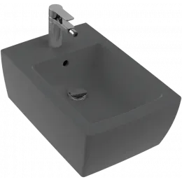 Villeroy & Boch Memento 2.0 Биде, настенный, 375 x 560 mm, Graphite CeramicPlus 443300I4