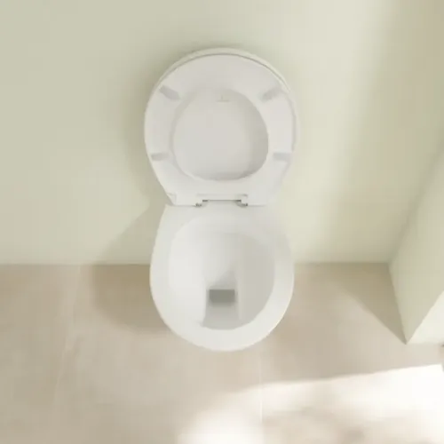 Villeroy & Boch O.novo Унитаз с открытым смывным краем Compact, Альпийский белый 7667R001