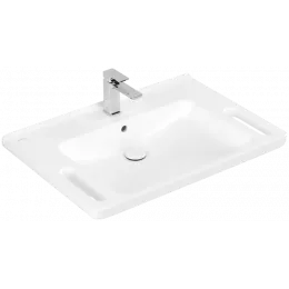 Villeroy & Boch ViCare Pаковина ViCare, 800 x 550 x 180 mm, Альпийский белый, с переливом 4A688001