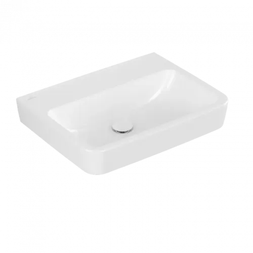 Villeroy & Boch O.novo Pаковина, 600 x 460 x 175 mm, Альпийский белый, без перелива, задняя сторона и нижняя сторона шлифованные 4A416F01