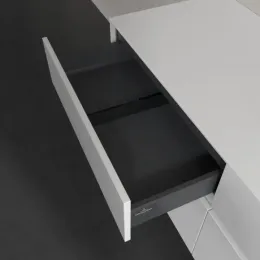 Villeroy & Boch Collaro Тумба под раковину, с подсветкой, 4 выдвижных ящика, 1400 x 548 x 500 mm, Glossy White / Glossy White C102B0DH