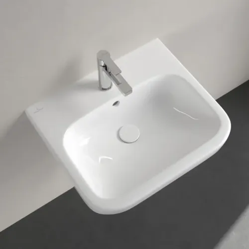 Villeroy & Boch Architectura Pаковина, 550 x 470 x 180 mm, Альпийский белый, с переливом, шлифованный 41885G01