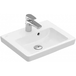 Villeroy & Boch Subway 2.0 Раковина компактная, 450 x 370 x 155 mm, Альпийский белый, с переливом 7315F501