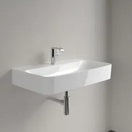Villeroy & Boch Finion Pаковина, 800 x 470 x 165 mm, Альпийский белый CeramicPlus, со скрытым переливом 416884R1