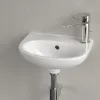 Villeroy & Boch O.novo Раковина компактная, 360 x 275 x 145 mm, Альпийский белый, с переливом 43403601
