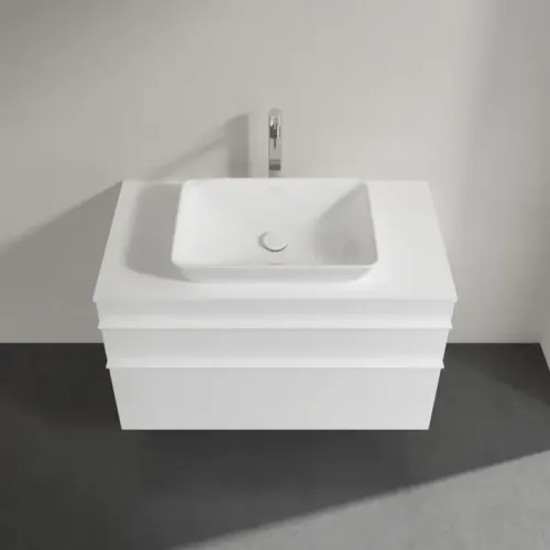 Villeroy & Boch Venticello Тумба под раковину, 2 выдвижных ящика, 957 x 606 x 502 mm, Glossy White / Glossy White A94102DH