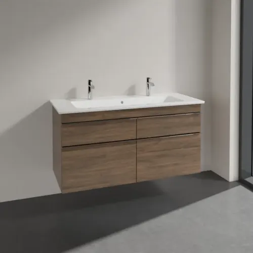 Villeroy & Boch Venticello Тумба под раковину, 4 выдвижных ящика, 1153 x 590 x 502 mm, Arizona Oak / Arizona Oak A92901VH