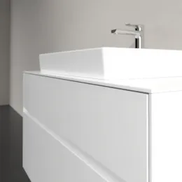 Villeroy & Boch Collaro Тумба под раковину, с подсветкой, 2 выдвижных ящика, 1000 x 548 x 500 mm, Glossy White / Glossy White C019B0DH