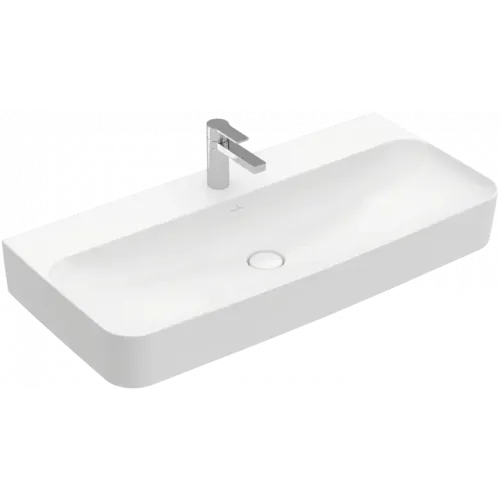 Villeroy & Boch Finion Pаковина, 1000 x 470 x 165 mm, Альпийский белый CeramicPlus, со скрытым переливом, шлифованный 41681BR1