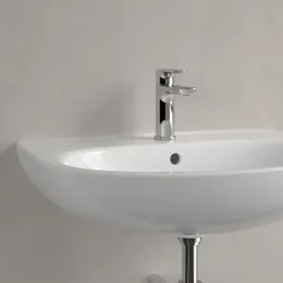 Villeroy & Boch O.novo Pаковина, 650 x 480 x 180 mm, Альпийский белый, с переливом 4A406501
