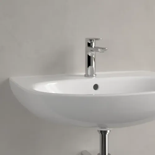 Villeroy & Boch O.novo Pаковина, 650 x 480 x 180 mm, Альпийский белый, с переливом 4A406501
