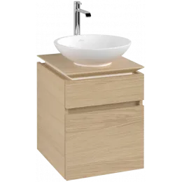 Villeroy & Boch Legato Тумба под раковину, 2 выдвижных ящика, 450 x 550 x 500 mm, Nordic Oak / Nordic Oak B56600VJ