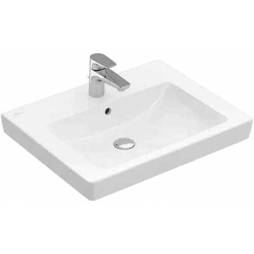 Villeroy & Boch Subway 2.0 Pаковина, 600 x 470 x 155 mm, Альпийский белый, с переливом 7113F001