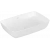 Villeroy & Boch Artis Раковина для установки на столешницу, 580 x 385 x 130 mm, Альпийский белый, без перелива 41725801