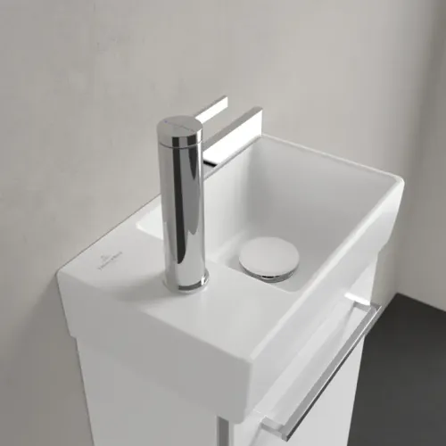 Villeroy & Boch Avento Раковина компактная, 360 x 220 x 110 mm, Stone White CeramicPlus, без перелива 43003RRW