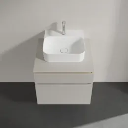 Villeroy & Boch Legato Тумба под раковину, 2 выдвижных ящика, 600 x 550 x 500 mm, Soft Grey / Soft Grey B73200VK