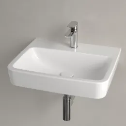 Villeroy & Boch O.novo Pаковина, 550 x 460 x 175 mm, Альпийский белый, без перелива, задняя сторона и нижняя сторона шлифованные 4A41MJ01