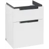 Villeroy & Boch Subway 2.0 Тумба под раковину, 2 выдвижных ящика, 485 x 590 x 379 mm, Glossy White A90710DH