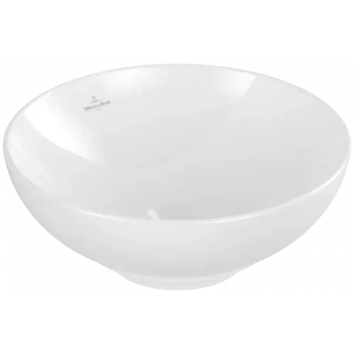 Villeroy & Boch Loop & Friends Раковина для установки на столешницу, 380 x 380 x 120 mm, Альпийский белый, с переливом 4A450001