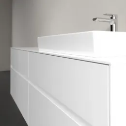 Villeroy & Boch Collaro Тумба под раковину, 4 выдвижных ящика, 1600 x 548 x 500 mm, Glossy White / Glossy White C02300DH