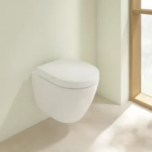 Villeroy & Boch Subway 2.0 Унитаз с открытым смывным краем Compact, настенный, Альпийский белый 5606R001