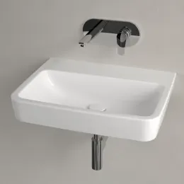 Villeroy & Boch O.novo Pаковина, 600 x 460 x 175 mm, Альпийский белый, без перелива, задняя сторона и нижняя сторона шлифованные 4A416F01