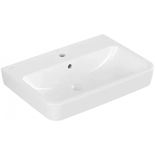 Villeroy & Boch O.novo Pаковина, 650 x 460 x 175 mm, Альпийский белый CeramicPlus, с переливом 4A4165R1
