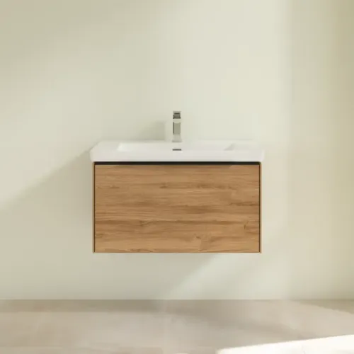 Villeroy & Boch Subway 3.0 Тумба под раковину, 1 выдвижной ящик, 772 x 429 x 478 mm, Oak Kansas C57301RH