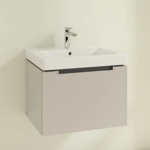Villeroy & Boch Subway 2.0 Тумба под раковину, 1 выдвижной ящик, 587 x 420 x 454 mm, Soft Grey A68700VK