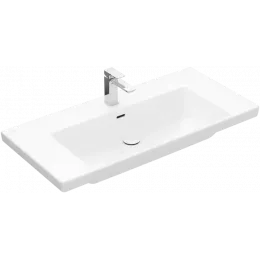 Villeroy & Boch Subway 3.0 Pаковина для установки на тумбу, 1000 x 470 x 165 mm, Альпийский белый CeramicPlus, с переливом 4A70A5R1