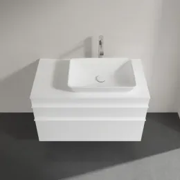 Villeroy & Boch Venticello Тумба под раковину, 2 выдвижных ящика, 957 x 606 x 502 mm, Glossy White / Glossy White A94302DH