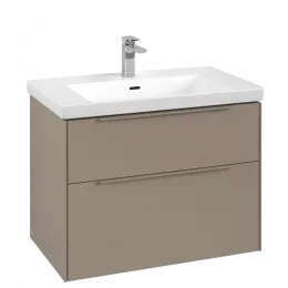 Villeroy & Boch Subway 3.0 Тумба под раковину, 2 выдвижных ящика, 772 x 576 x 478 mm, Taupe C57402VM