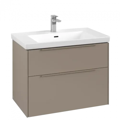 Villeroy & Boch Subway 3.0 Тумба под раковину, 2 выдвижных ящика, 772 x 576 x 478 mm, Taupe C57402VM