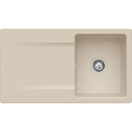 Villeroy & Boch Siluet 50 Мойка, включая Комплект слива с ручным управлением, выкл TitanCeram, 900 x 510 mm 333501AM