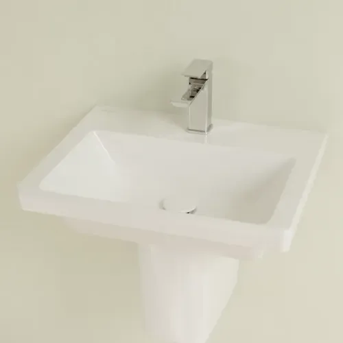 Villeroy & Boch Subway 3.0 Pаковина, 550 x 440 x 165 mm, Альпийский белый, без перелива 4A705601