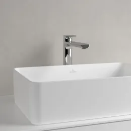 Villeroy & Boch Collaro Раковина для установки на столешницу, 560 x 360 x 145 mm, Stone White CeramicPlus, без перелива 4A2056RW