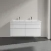 Villeroy & Boch Venticello Тумба под раковину, 4 выдвижных ящика, 1253 x 590 x 502 mm, Glossy White / Glossy White A93002DH