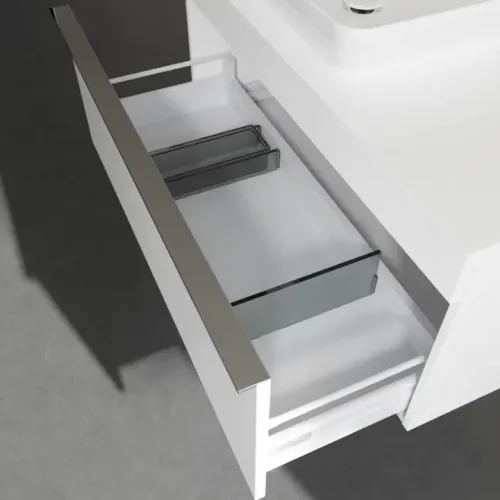 Villeroy & Boch Venticello Тумба под раковину, 1 выдвижной ящик, 957 x 436 x 502 mm, Glossy White / Glossy White A94701DH