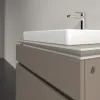 Villeroy & Boch Legato Тумба под раковину, с подсветкой, 2 выдвижных ящика, 800 x 550 x 500 mm, Truffle Grey / Truffle Grey B679L0VG