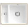 Villeroy & Boch Subway 60 XU Мойка под столешницу, включая Комплект слива с ручным управлением, выкл Керамика, 545 x 440 mm, Snow White CeramicPlus 675801KG